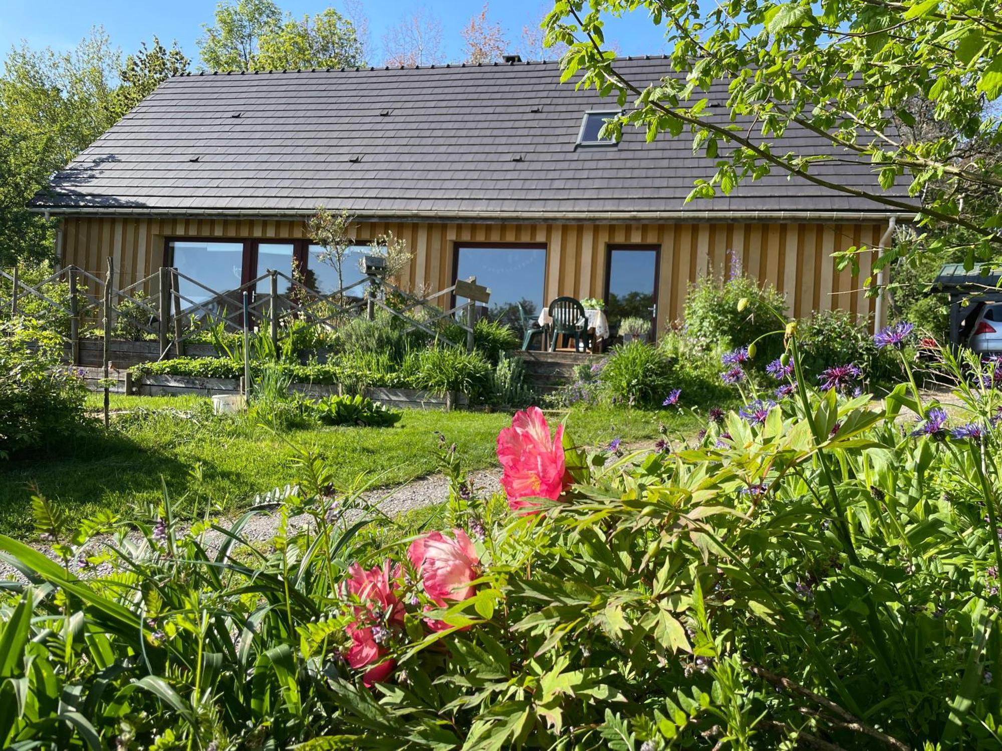 Chambre D'Hotes De Paille Et D'Argile Touligny Buitenkant foto